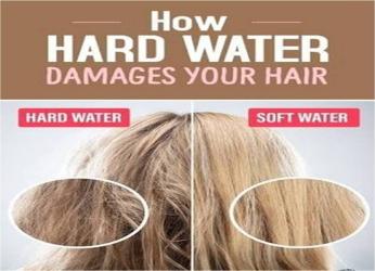HARD WATER DAMAGES YOUR HAIR
